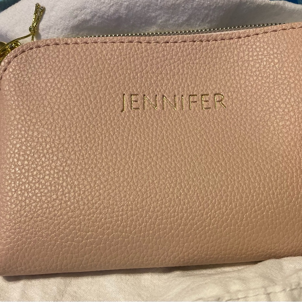 Brand New Pink Personalized “Jennifer” coin purse wallet.